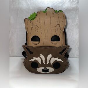 Loungefly Mini Backpack Guardians of the Galaxy Groot and Rocket